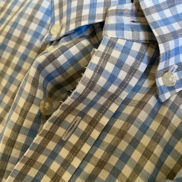 Vineyard Vines Slim Fit Whale Shirt Men's Sz XL Button Down Plaid Cotton Preppy - Picture 16 of 16